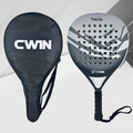 2026 Cwin Padel Racket Carbon Fiber Lightweight EVA Foam Soft Face Comfort Grip Shock Absorption Enhanced Sweet Spot with Bag