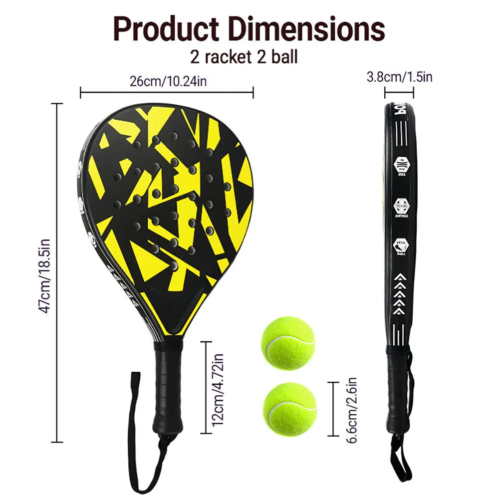 Best Beginner Padel Racket with EVA Softcore Lightweight Paddle for