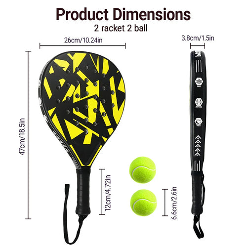Best Beginner Padel Racket with EVA Softcore Lightweight Paddle for