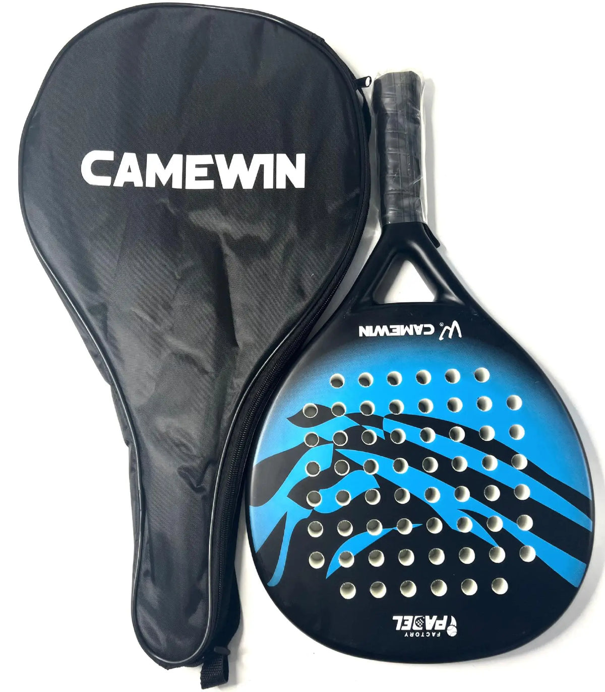 IANONI Padel Racket, Carbon Fiber Surface with EVA Memory, Padel Tennis Rackets with Flexible Foam Core, Lightweight