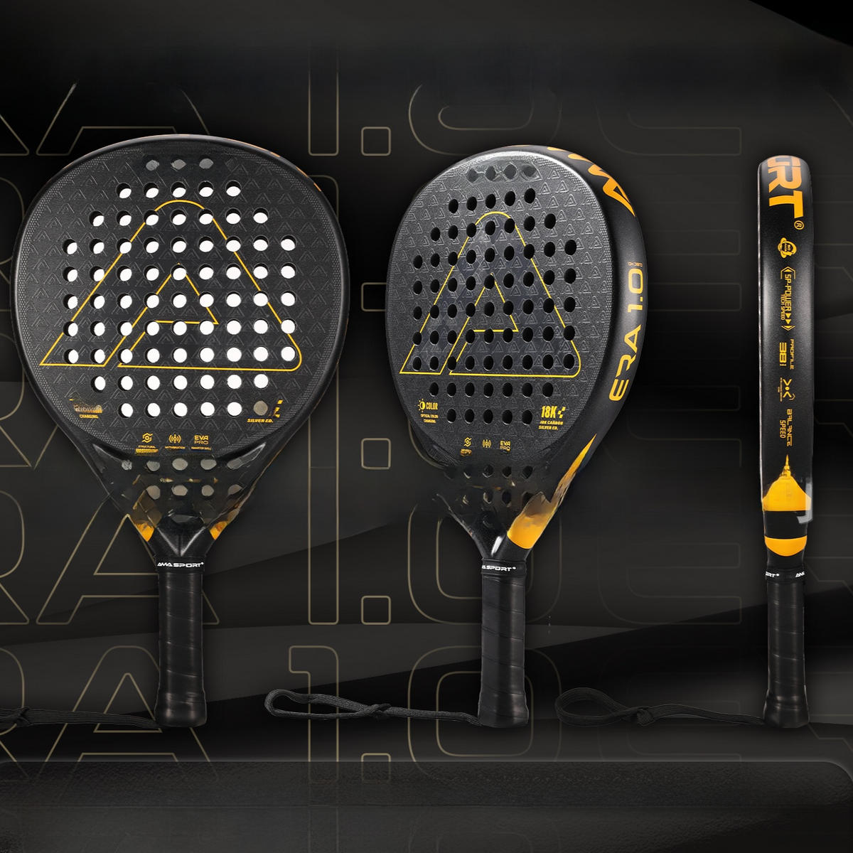 Carbon Fiber Padel Racket Professional Training Sports