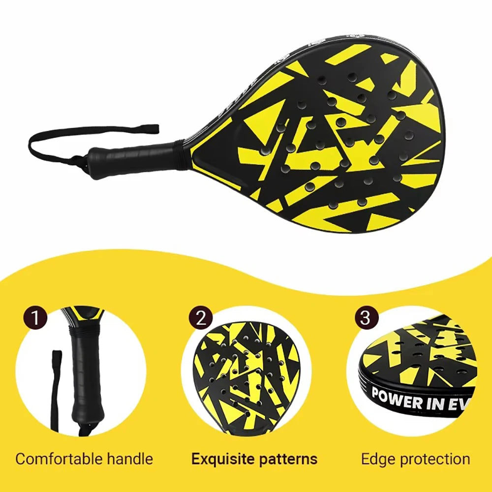 Best Beginner Padel Racket with EVA Softcore Lightweight Paddle for