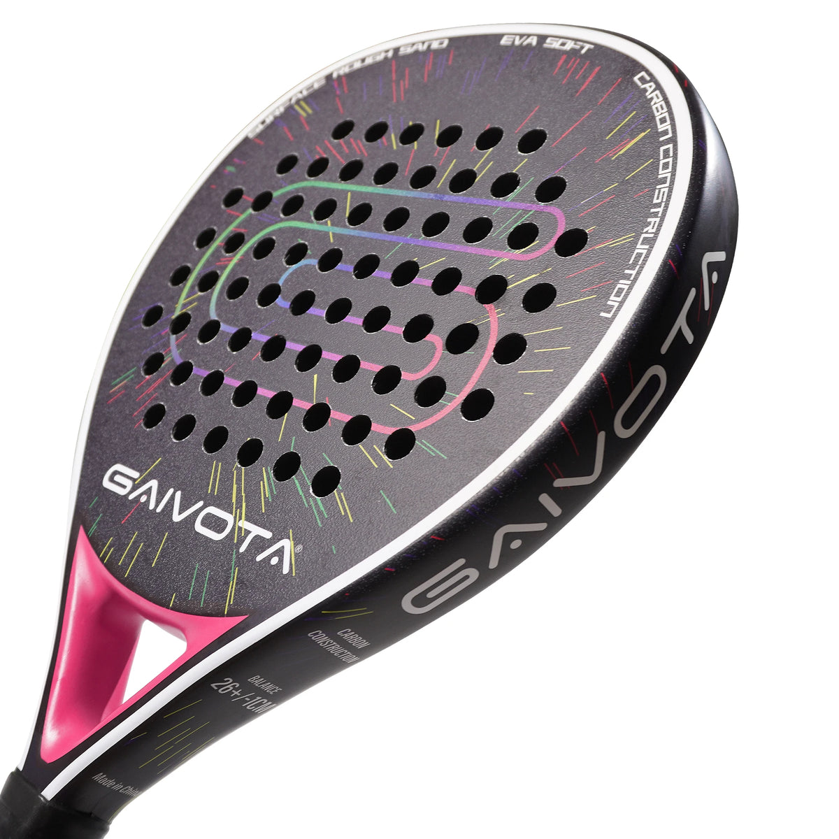 GAIVOTA 2025 New Premiere PX20 Red Padel Tennis Racket Carbon Fiber Surface Treatment EVA Memory Flexible Foam Core Padel Racket