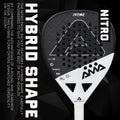 AMA SPORT Custom Logo Palas De Padel High Quality 3K/12K/18K Carbon Fiber Lightweight EVA Core Padel Rackets