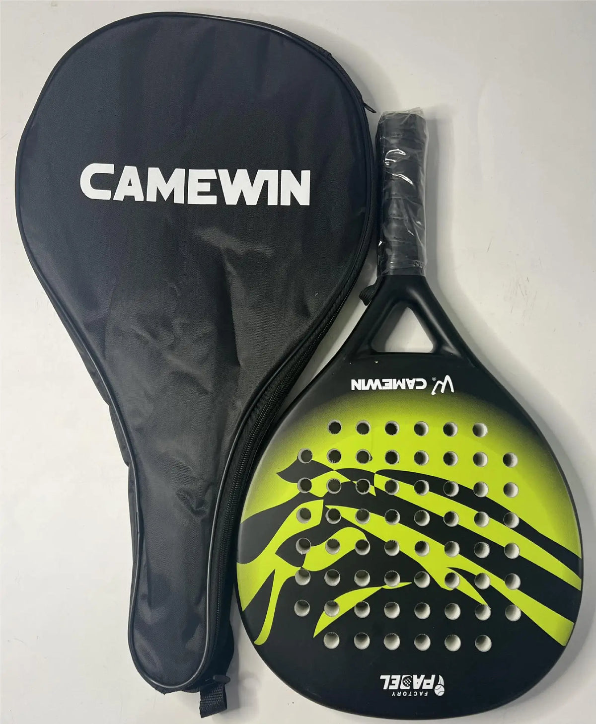 IANONI Padel Racket, Carbon Fiber Surface with EVA Memory, Padel Tennis Rackets with Flexible Foam Core, Lightweight