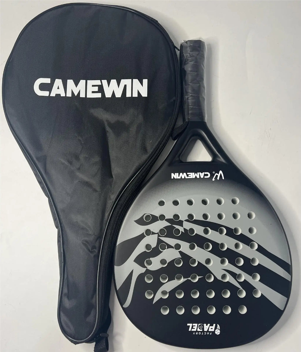 IANONI Padel Racket, Carbon Fiber Surface with EVA Memory, Padel Tennis Rackets with Flexible Foam Core, Lightweight