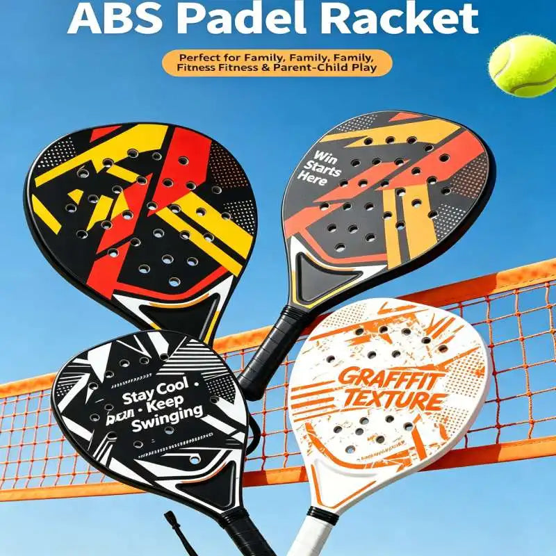 Padel Racket Carbon Fiber Surface with EVA Memory Flex Foam Core Padel Tennis Racquets Lightweight