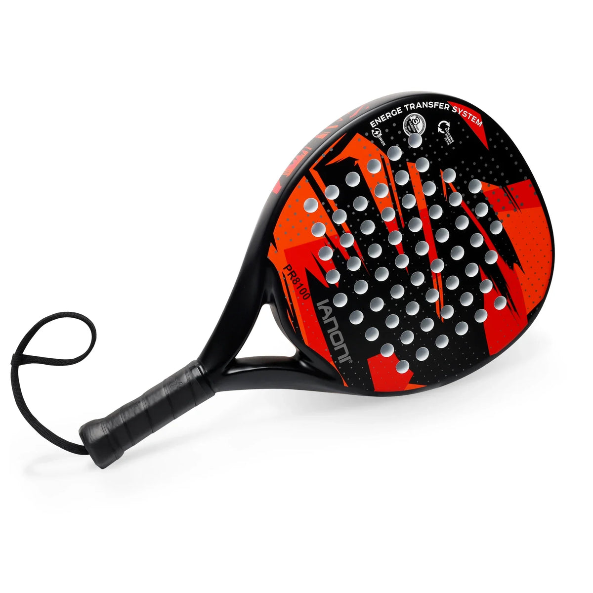 IANONI Padel Racket, Carbon Fiber Surface with EVA Memory, Padel Tennis Rackets with Flexible Foam Core, Lightweight