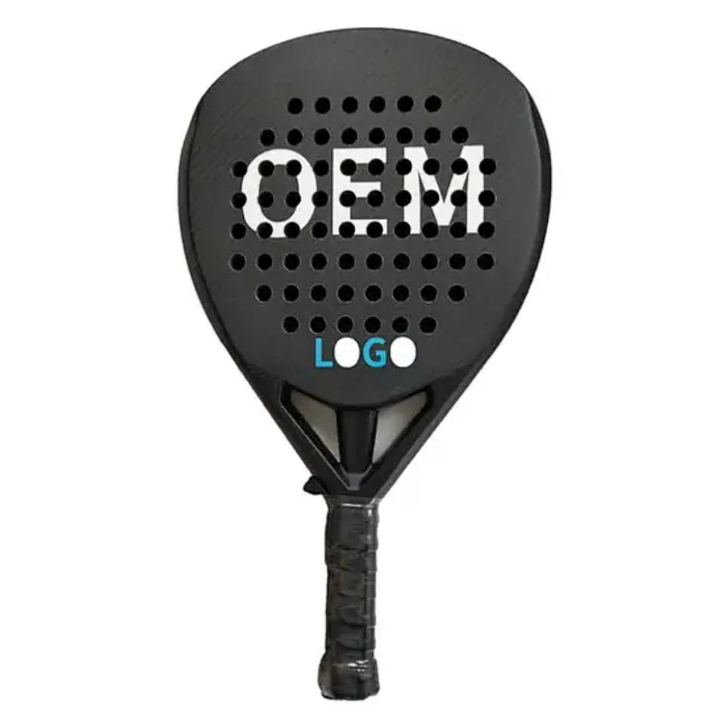 OEM European Australian popular Carbon fiber material composite padel racket, multi-k carbon frame hot sale customizable polyest