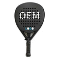 OEM European Australian popular Carbon fiber material composite padel racket, multi-k carbon frame hot sale customizable polyest